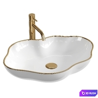 REA Pearl Opzetwastafel Waskom 3D Model