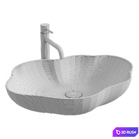REA Pearl Opzetwastafel Waskom 3D Model Corona