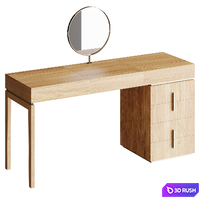BELLE | Dressing table 3D Model Corona