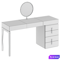 BELLE | Dressing table 3D Model Corona