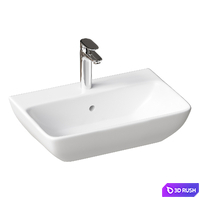 Wall-hung washbasin 60 cm Duravit Me by Starck 2343600000 3D Model Corona