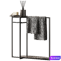 Salvatori Anima freestanding towel rack 3D Model Vray, Corona