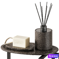 Salvatori Anima freestanding towel rack 3D Model Vray, Corona