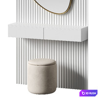 Dressing table 3D Model Vray, Corona