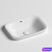 Washbasin Ceramica Nova Element CN6041 3D Model Corona