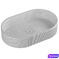 Washbasin Abber Bequem 3D Model Vray, Corona