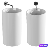 Miraggio WASHBASIN COSMOS MIRASOFT 3D Model Corona