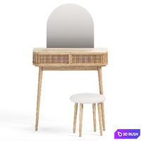 Dressing tables La Redoute Interieurs set 1 3D Model Vray, Corona