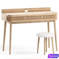 Dressing tables La Redoute Interieurs set 1 3D Model Vray, Corona