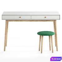 Dressing table La Redoute Interieurs Jimi 2 3D Model Vray, Corona