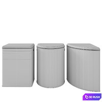 Laundry basket 3D Model Corona