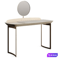 Eforma ICON Vanity Desk 3D Model Vray, Corona