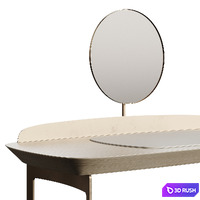 Eforma ICON Vanity Desk 3D Model Vray, Corona