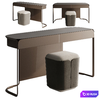 Turri Milano dressing table 3D Model Vray, Corona