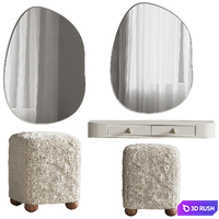 Dressing table 01 3D Model Corona