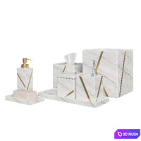 Bathroom accessories set_03 3D Model Vray, Corona