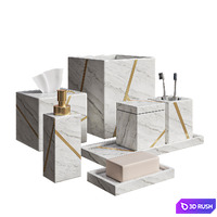 Bathroom accessories set_03 3D Model Vray, Corona