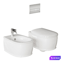Artceram Atelier Wall-Hung WC 3D Model Vray, Corona