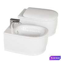 Artceram Atelier Wall-Hung WC 3D Model Vray, Corona