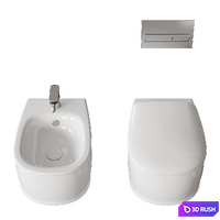 Artceram Atelier Wall-Hung WC 3D Model Vray, Corona
