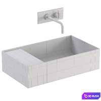 YUNO LR 41 By Copenhagen Bath 3D Model Corona