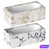 Bath in stone 3D Model Vray, Corona