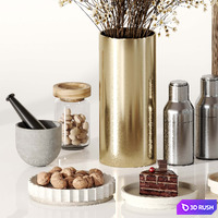 Kitchen accessories 041 3D Model Vray, Corona
