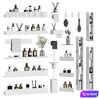 Felli Home bath accessories in minimalist style 3D Model Vray, Corona