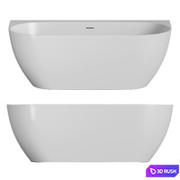Bathtub Ravak Freedom Wall 3D Model Corona