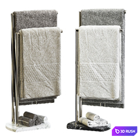 Towel Holder Hanger Showerdrape Octavia 3D Model Corona