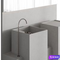 Bathroom 010 3D Model Corona