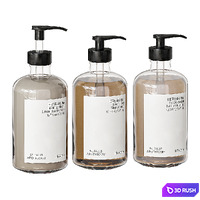 Bathroom decor 03 3D Model Vray, Corona