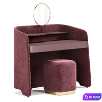Chloe Vanity dressing table 3D Model Corona