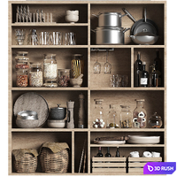 Kitchen accessories 29 3D Model Vray, Corona