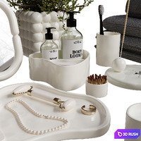 Bathroom decor 2 3D Model Corona