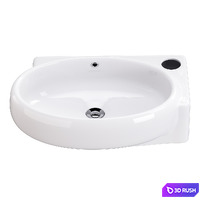 Corner Wall Mount Bathroom 3D Model Corona
