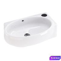 Corner Wall Mount Bathroom 3D Model Corona
