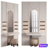 Dressing table 06 3D Model Corona