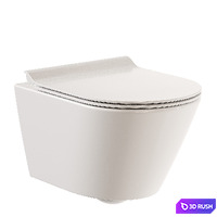 GSI Ceramica Kube X Wall-Hung WC 3D Model Vray, Corona