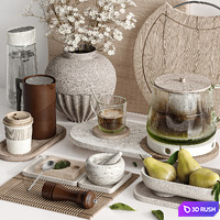 Kitchen accessories 042 3D Model Vray, Corona