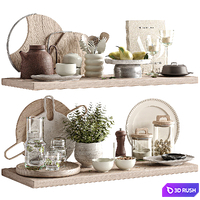 Kitchen accessories 044 3D Model Vray, Corona
