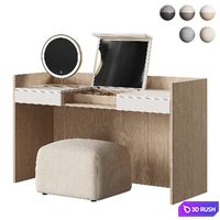Dressing table NG15 3D Model Vray, Corona