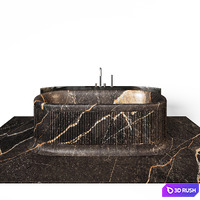 Teyo Capriccio Bathtub 3D Model Corona