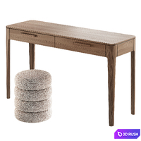 Pouf Table by SoHome 3D Model Vray, Corona