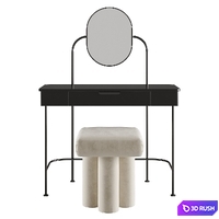 Dressing table Grafjallet 3D Model Vray, Corona