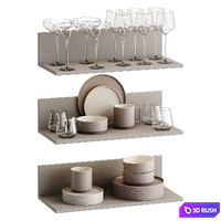 Decor set Kitchen Utensils 02 3D Model Corona