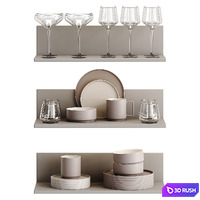 Decor set Kitchen Utensils 02 3D Model Corona