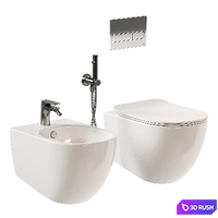 Artceram File 2.0 Wall-Hung WC 3D Model Vray, Corona