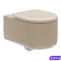 Ceramica Cielo Itaca Wall Hung WC + Bidet 3D Model Corona