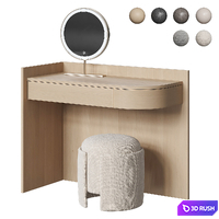 Dressing table NG18 3D Model Vray, Corona